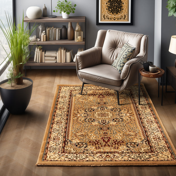 Oriental carpet MARA living room short pile classic carpet
