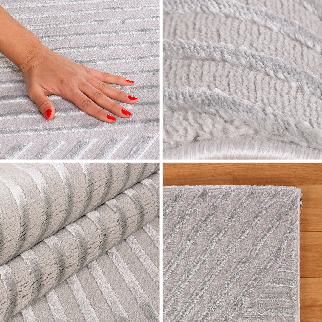 Bettvorleger Schlafzimmer Teppich Läufer Flur Bettumrandung Teppich Kü – Simpex24