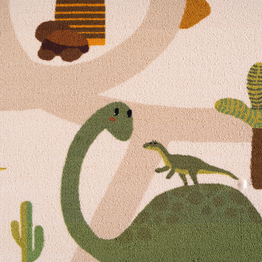 SIMPEX Dino Kinderteppich Spielteppich für Kinderzimmer modernes Motiv