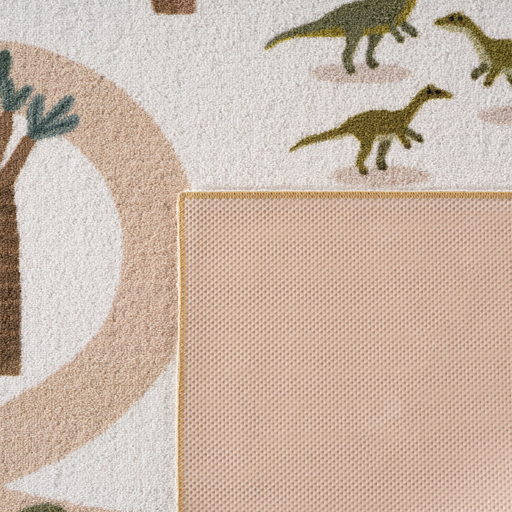 SIMPEX Dino Kinderteppich Spielteppich für Kinderzimmer modernes Motiv