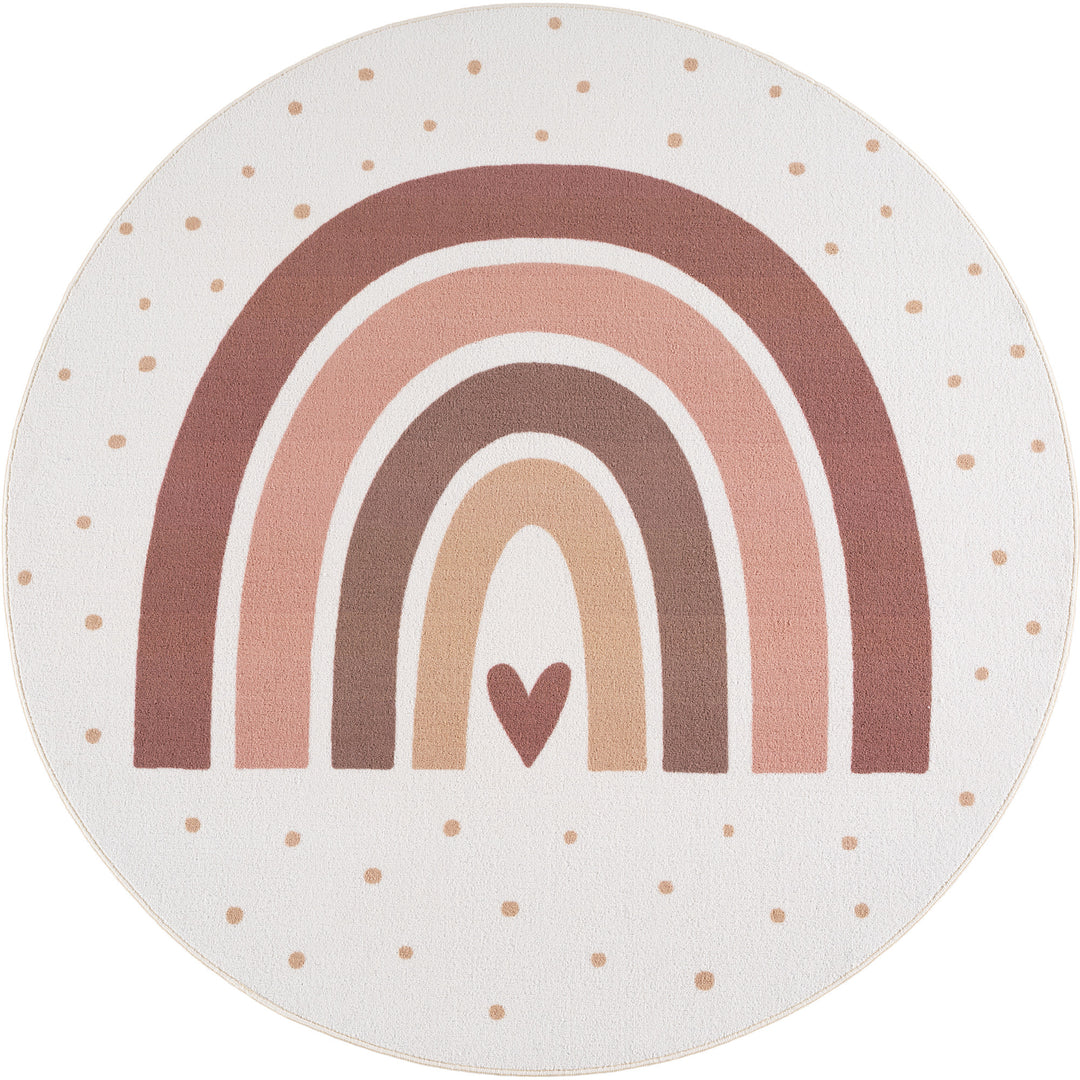SIMPEX Regenbogen Kinderteppich Spielteppich für Kinderzimmer modernes Motiv