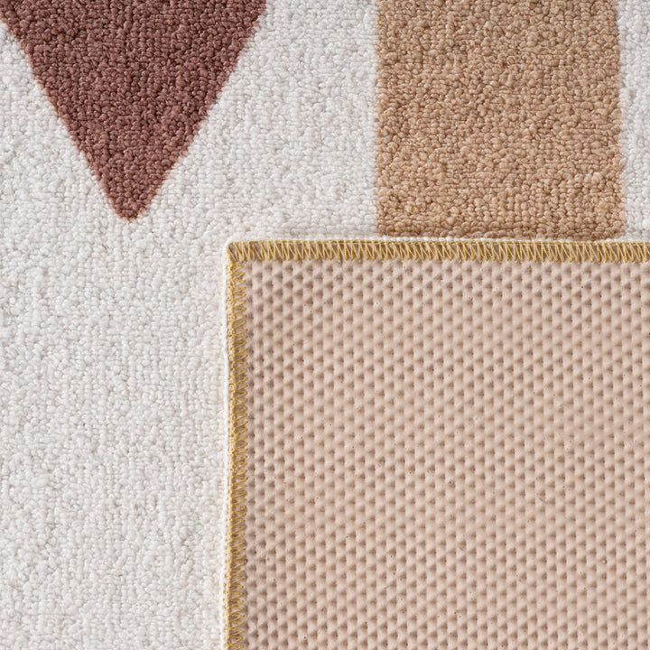 SIMPEX Regenbogen Kinderteppich Spielteppich für Kinderzimmer modernes Motiv