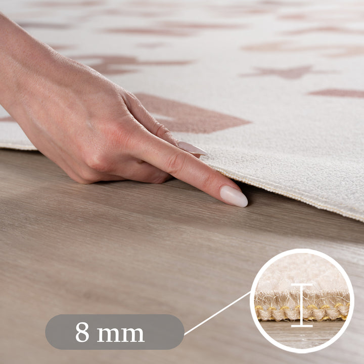 SIMPEX Alphabet Kinderteppich Spielteppich für Kinderzimmer modernes Motiv