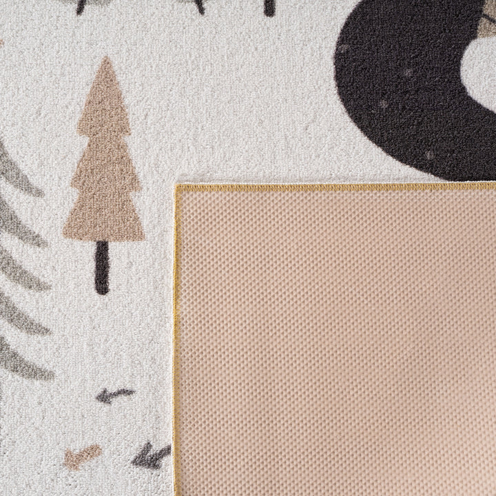 SIMPEX Wald Kinderteppich Spielteppich für Kinderzimmer modernes Motiv