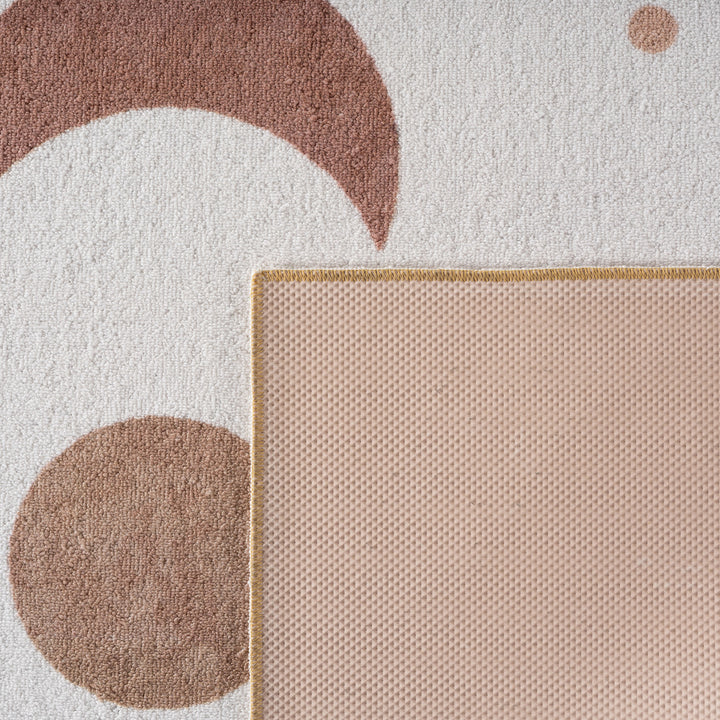 SIMPEX Mond Kinderteppich Spielteppich für Kinderzimmer modernes Motiv