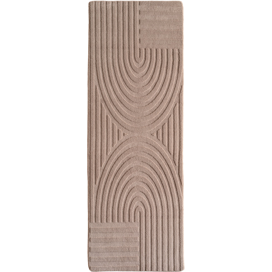 SIMPEX Boho Teppich Weicher Skandinavischer Kurzflor mit 3D-Effekt, Waschbar & Pflegeleicht, Moderner Teppich für Wohnzimmer, Esszimmer oder Schlafzimmer