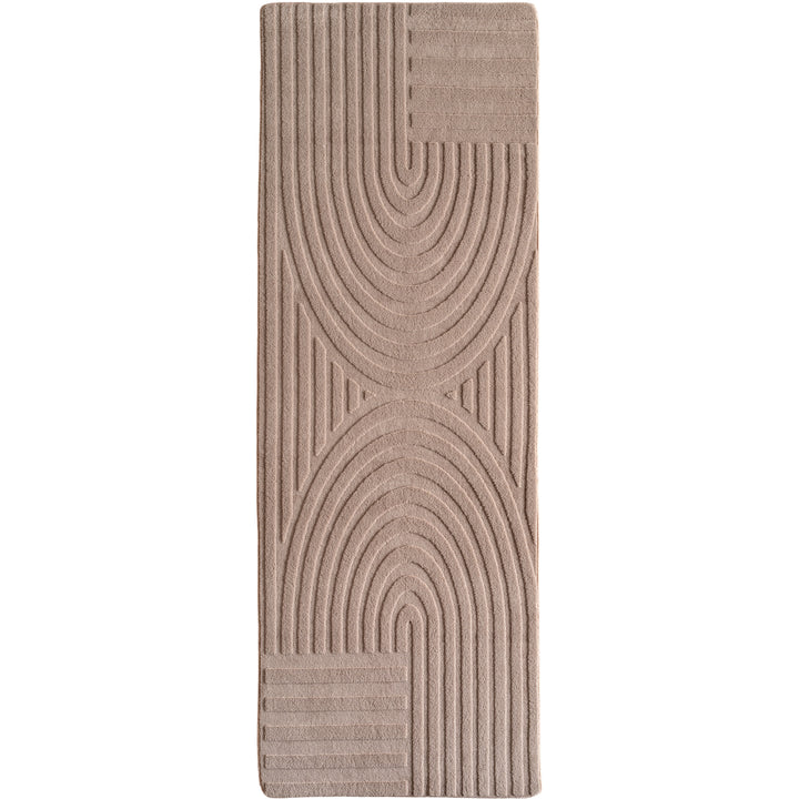 SIMPEX Boho Teppich Weicher Skandinavischer Kurzflor mit 3D-Effekt, Waschbar & Pflegeleicht, Moderner Teppich für Wohnzimmer, Esszimmer oder Schlafzimmer