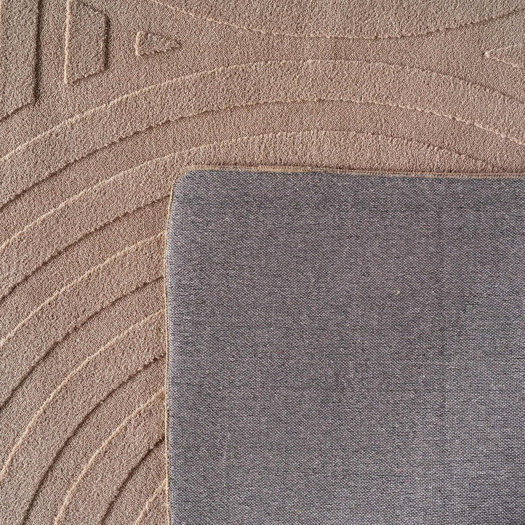 SIMPEX Boho Teppich Weicher Skandinavischer Kurzflor mit 3D-Effekt, Waschbar & Pflegeleicht, Moderner Teppich für Wohnzimmer, Esszimmer oder Schlafzimmer
