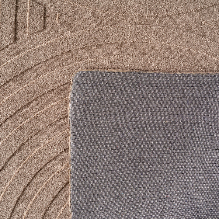 SIMPEX Boho Teppich Weicher Skandinavischer Kurzflor mit 3D-Effekt, Waschbar & Pflegeleicht, Moderner Teppich für Wohnzimmer, Esszimmer oder Schlafzimmer