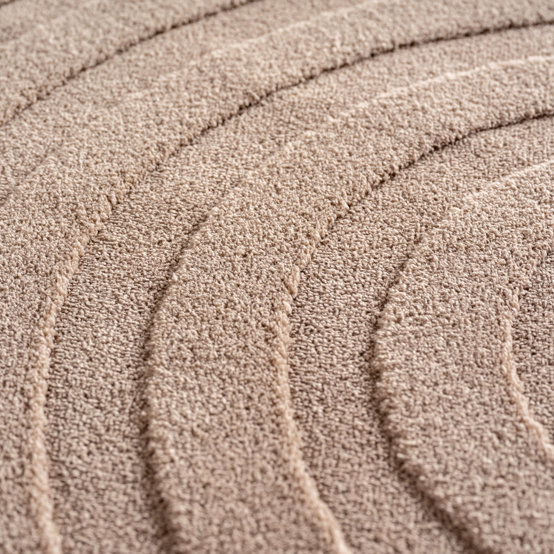 SIMPEX Boho Teppich Weicher Skandinavischer Kurzflor mit 3D-Effekt, Waschbar & Pflegeleicht, Moderner Teppich für Wohnzimmer, Esszimmer oder Schlafzimmer