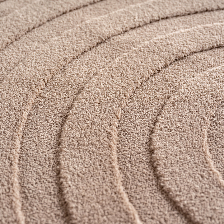 SIMPEX Boho Teppich Weicher Skandinavischer Kurzflor mit 3D-Effekt, Waschbar & Pflegeleicht, Moderner Teppich für Wohnzimmer, Esszimmer oder Schlafzimmer