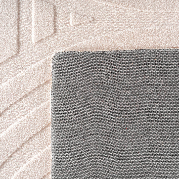 SIMPEX Boho Teppich Weicher Skandinavischer Kurzflor mit 3D-Effekt, Waschbar & Pflegeleicht, Moderner Teppich für Wohnzimmer, Esszimmer oder Schlafzimmer