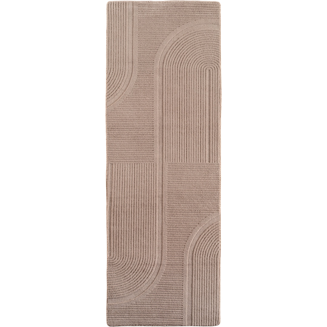 SIMPEX Boho Teppich Weicher Skandinavischer Kurzflor mit 3D-Effekt, Waschbar & Pflegeleicht, Moderner Teppich für Wohnzimmer, Esszimmer oder Schlafzimmer