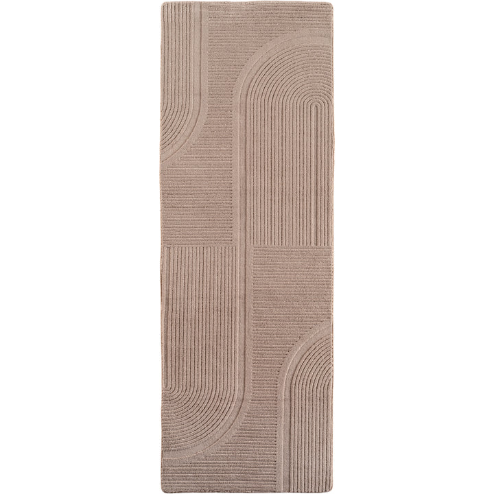 SIMPEX Boho Teppich Weicher Skandinavischer Kurzflor mit 3D-Effekt, Waschbar & Pflegeleicht, Moderner Teppich für Wohnzimmer, Esszimmer oder Schlafzimmer