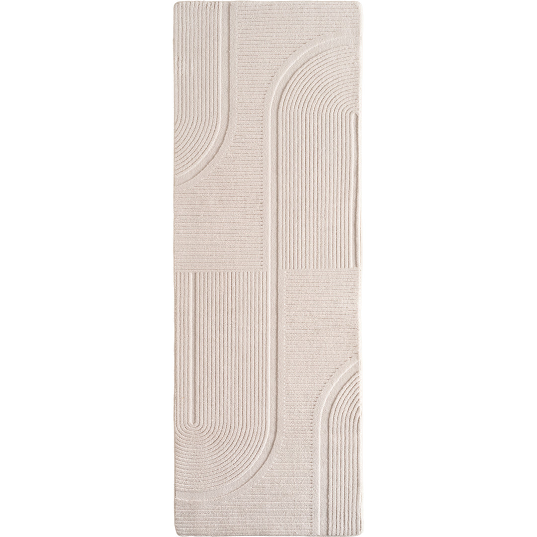 SIMPEX Boho Teppich Weicher Skandinavischer Kurzflor mit 3D-Effekt, Waschbar & Pflegeleicht, Moderner Teppich für Wohnzimmer, Esszimmer oder Schlafzimmer