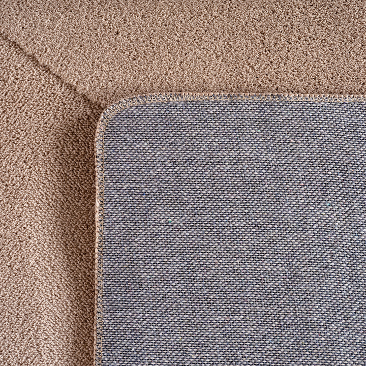 SIMPEX Boho Teppich Weicher Skandinavischer Kurzflor mit 3D-Effekt, Waschbar & Pflegeleicht, Moderner Teppich für Wohnzimmer, Esszimmer oder Schlafzimmer