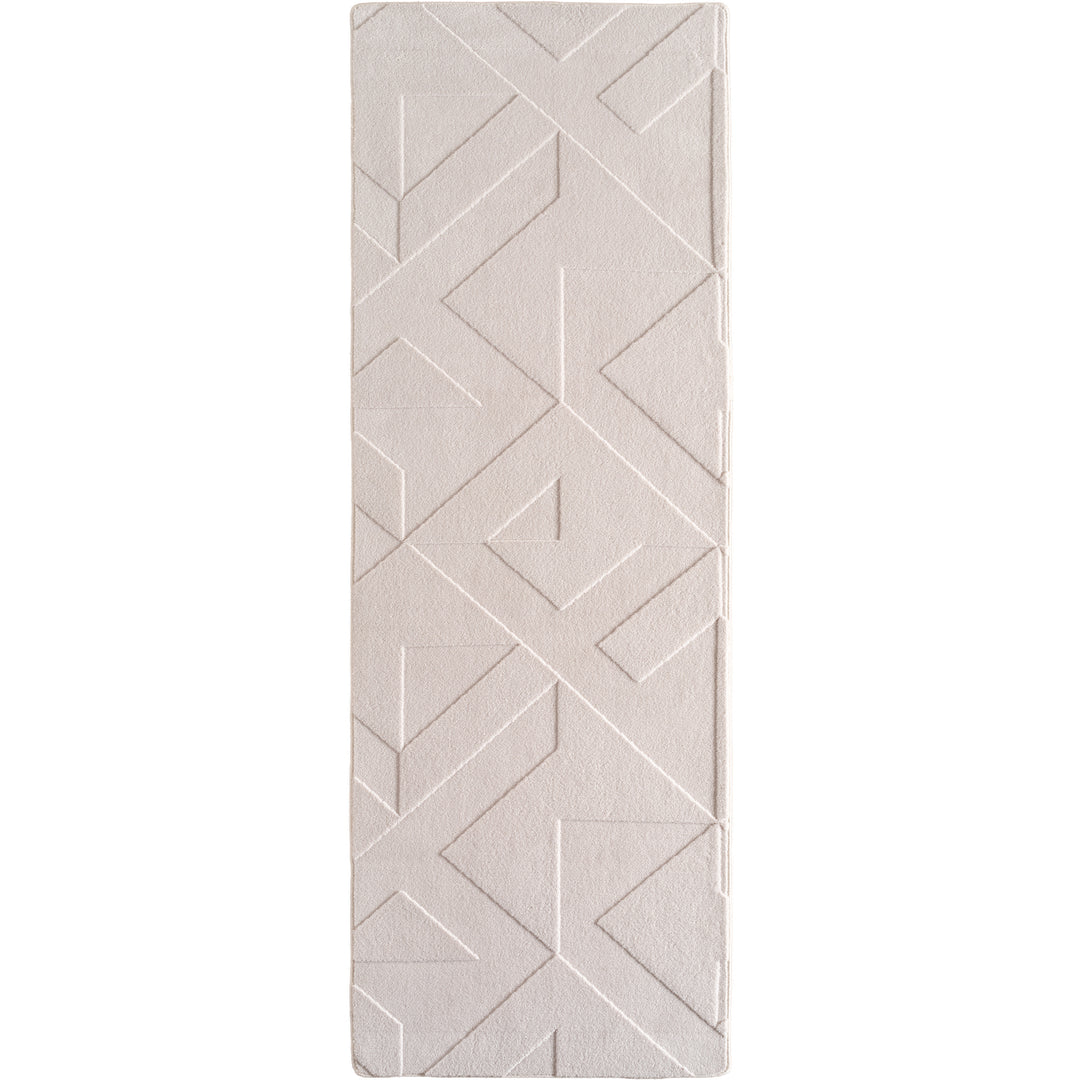 SIMPEX Boho Teppich Weicher Skandinavischer Kurzflor mit 3D-Effekt, Waschbar & Pflegeleicht, Moderner Teppich für Wohnzimmer, Esszimmer oder Schlafzimmer