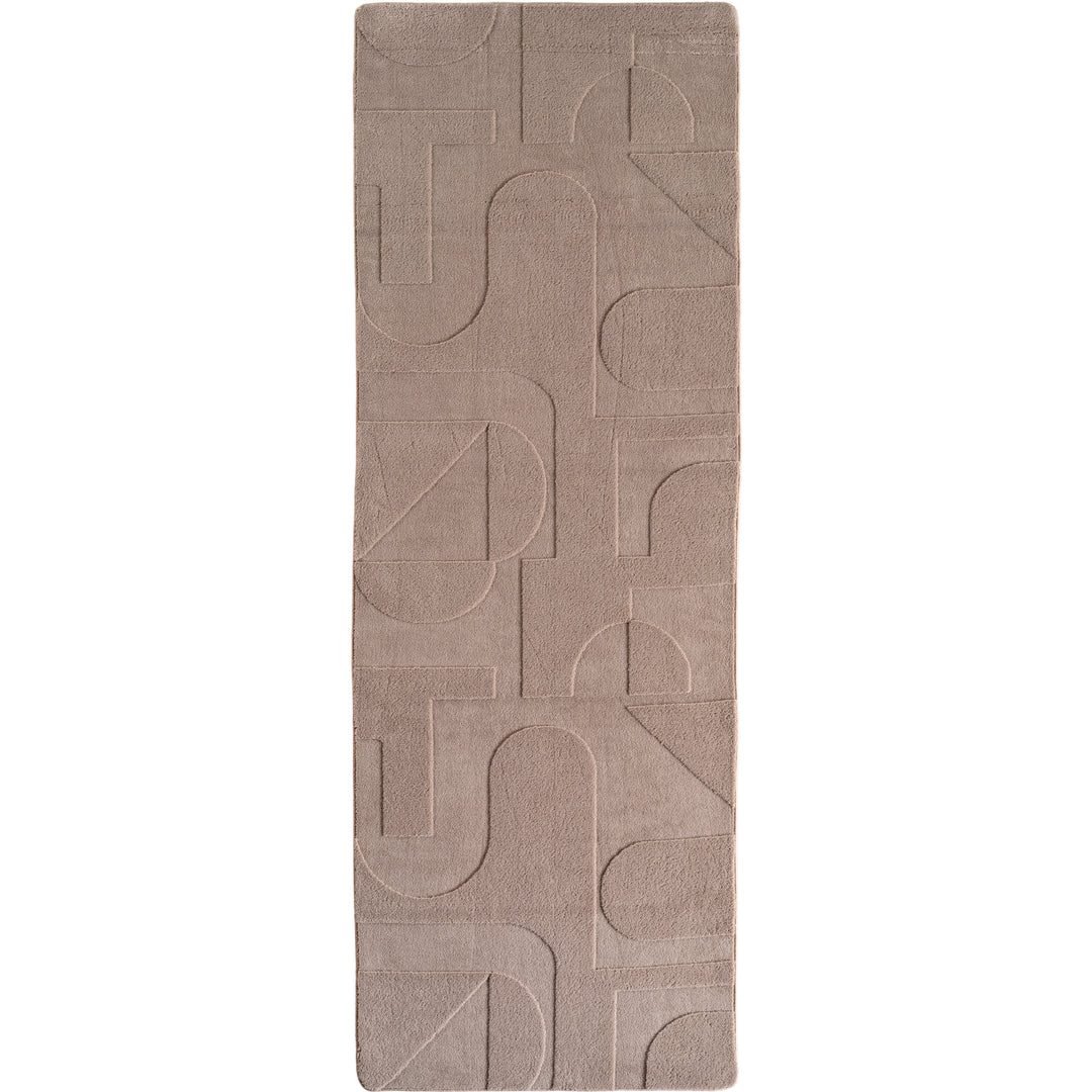 SIMPEX Boho Teppich Weicher Skandinavischer Kurzflor mit 3D-Effekt, Waschbar & Pflegeleicht, Moderner Teppich für Wohnzimmer, Esszimmer oder Schlafzimmer