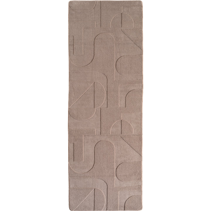 SIMPEX Boho Teppich Weicher Skandinavischer Kurzflor mit 3D-Effekt, Waschbar & Pflegeleicht, Moderner Teppich für Wohnzimmer, Esszimmer oder Schlafzimmer