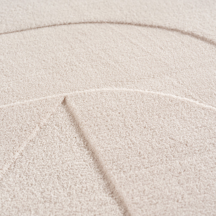 SIMPEX Boho Teppich Weicher Skandinavischer Kurzflor mit 3D-Effekt, Waschbar & Pflegeleicht, Moderner Teppich für Wohnzimmer, Esszimmer oder Schlafzimmer