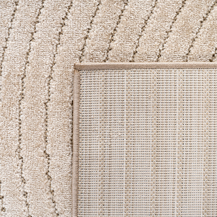SIMPEX Outdoor Teppich Wetterfest Wohnzimmer & Outdoor geeignet Waschbar Beige