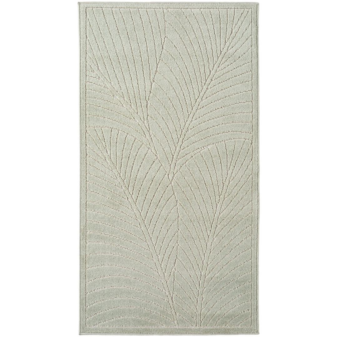 SIMPEX Kurzflor Teppich Wohnzimmer Schlafzimmer 3D Hoch-Tief-Effekt, Skandinavisch Boho Motiv, für Outdoor Bereich geeignet Terrassen oder im Balkon