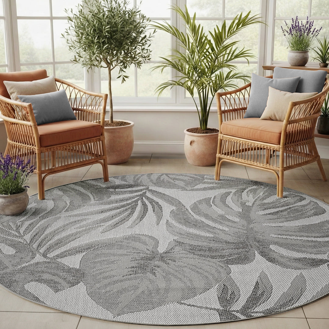 SIMPEX Outdoor Teppich Wetterfest Beige Küche, Balkon, Terrasse