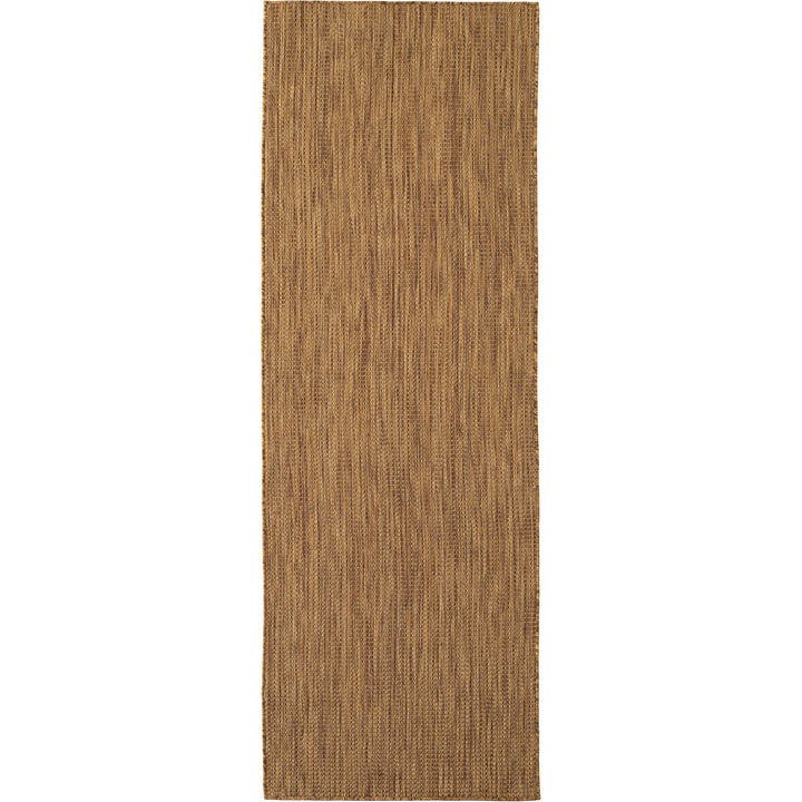 SIMPEX Outdoor Teppich Beige Balkon Terrasse Garten Wetterfest UV-beständig Teppich Einfarbig Flachgewebe Pflegeleicht Robust Modern