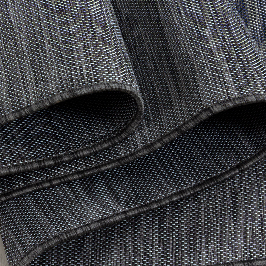 In- & Outdoor Teppich KOA Balkon Terrasse Sisal Optik Flachgewebe Einfarbig