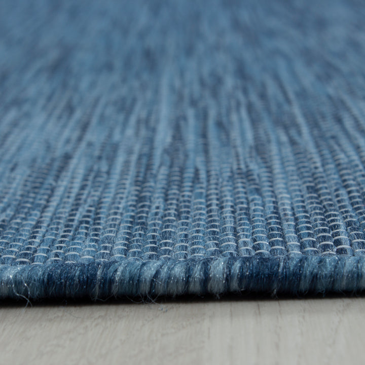 In- & Outdoor Teppich KOA Balkon Terrasse Sisal Optik Flachgewebe Einfarbig