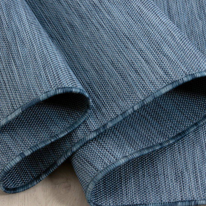 In- & Outdoor Teppich KOA Balkon Terrasse Sisal Optik Flachgewebe Einfarbig