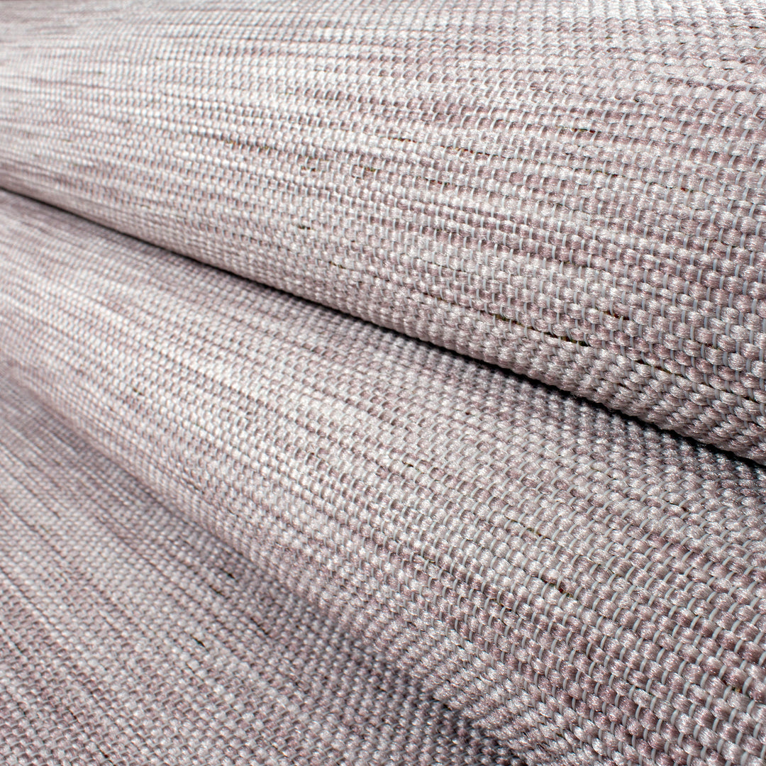 In- & Outdoor Teppich KOA Balkon Terrasse Sisal Optik Flachgewebe Einfarbig