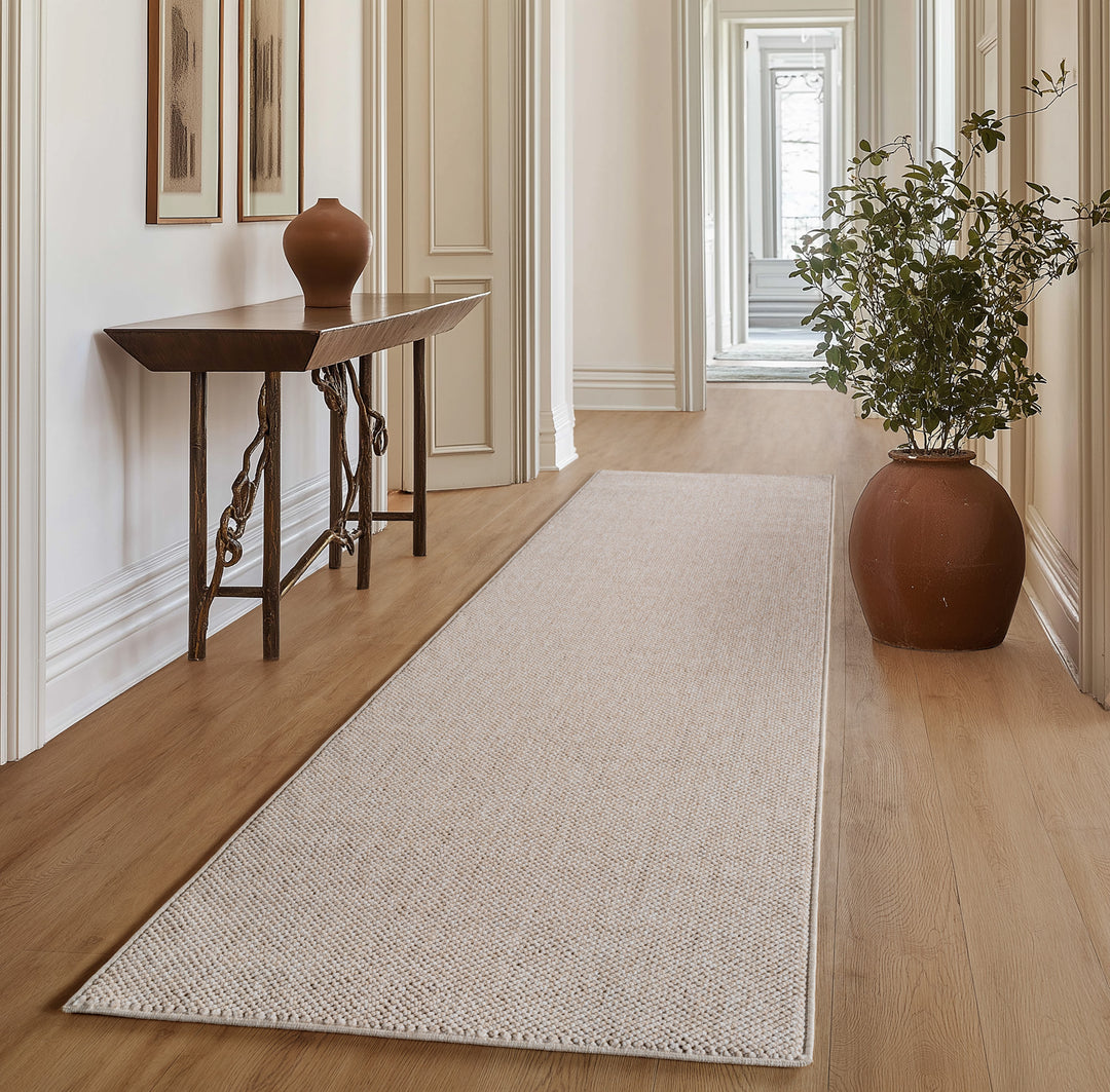 SIMPEX Teppich Bouclé Skandi StilSchlingenflor Weich Schlafzimmer Wohnzimmer