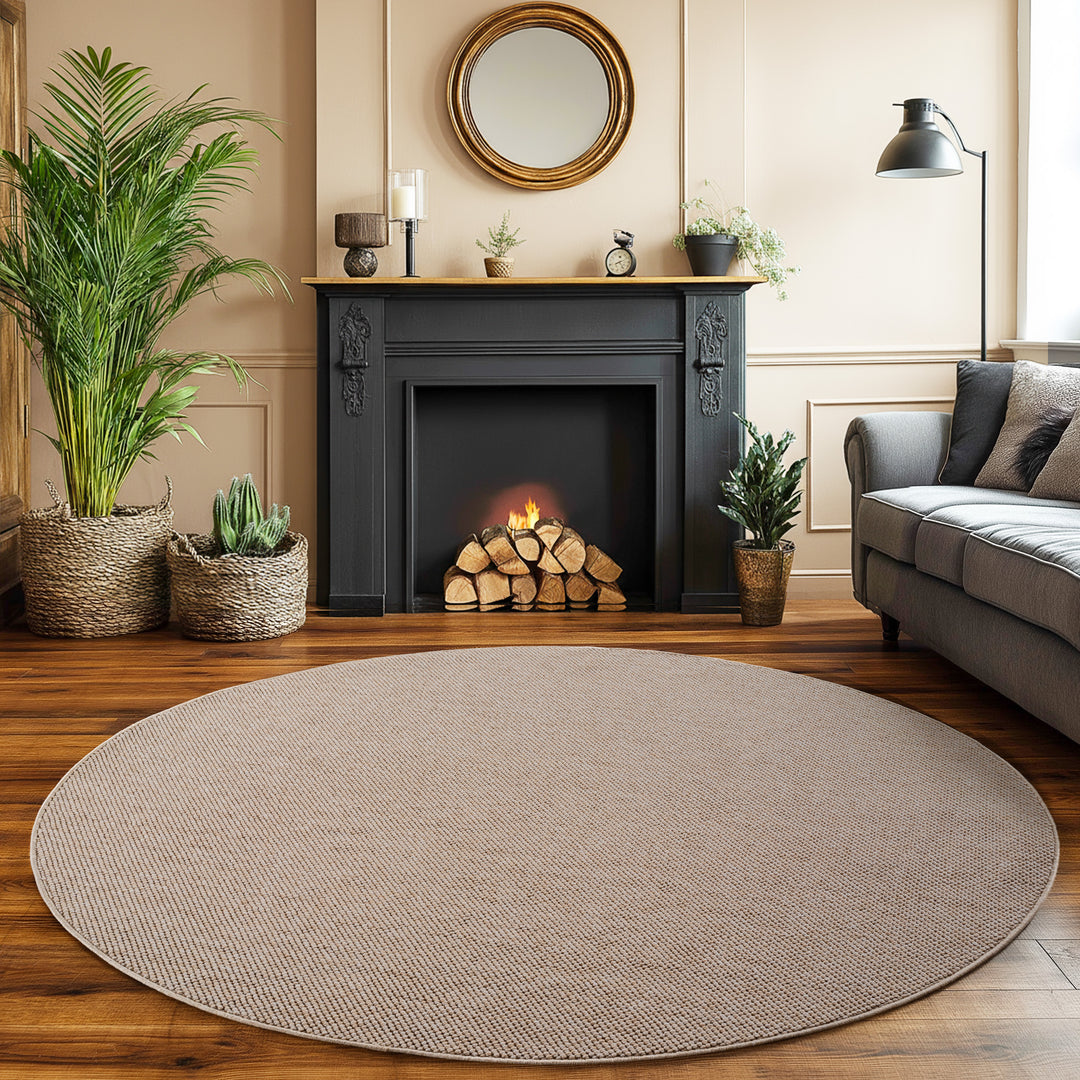 SIMPEX Teppich Bouclé Skandi StilSchlingenflor Weich Schlafzimmer Wohnzimmer