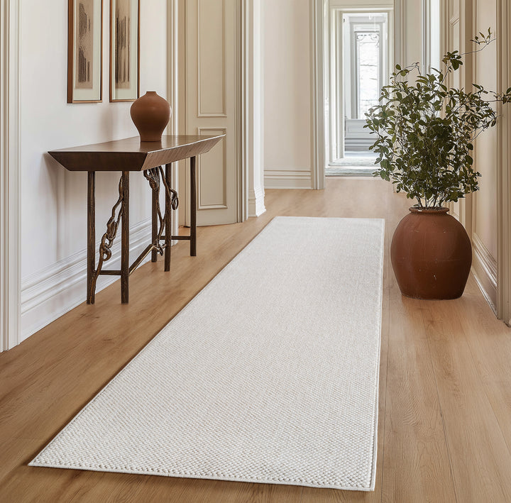 SIMPEX Teppich Bouclé Skandi StilSchlingenflor Weich Schlafzimmer Wohnzimmer