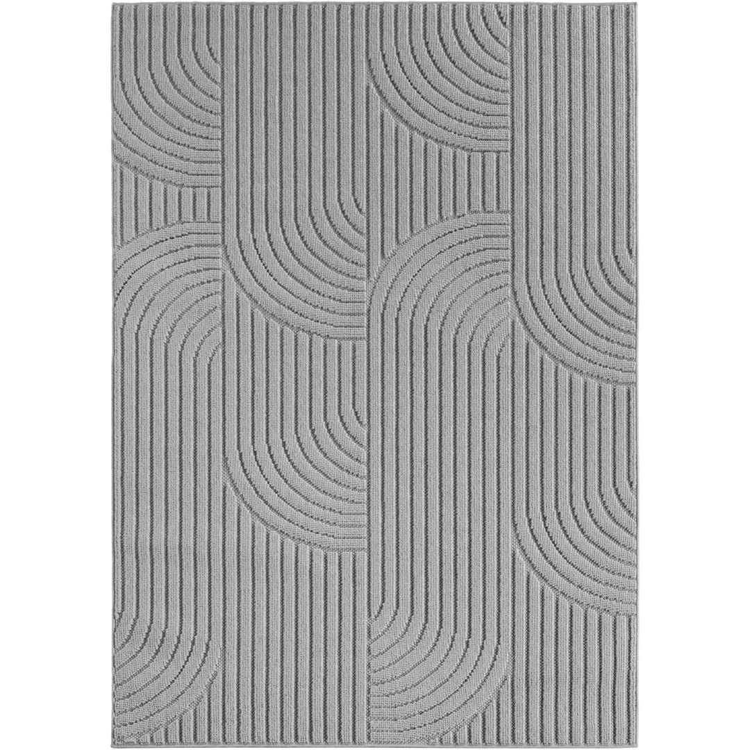 SIMPEX Teppich Bouclé Schlingenflor Weich Schlafzimmer Wohnzimmer Esszimmer