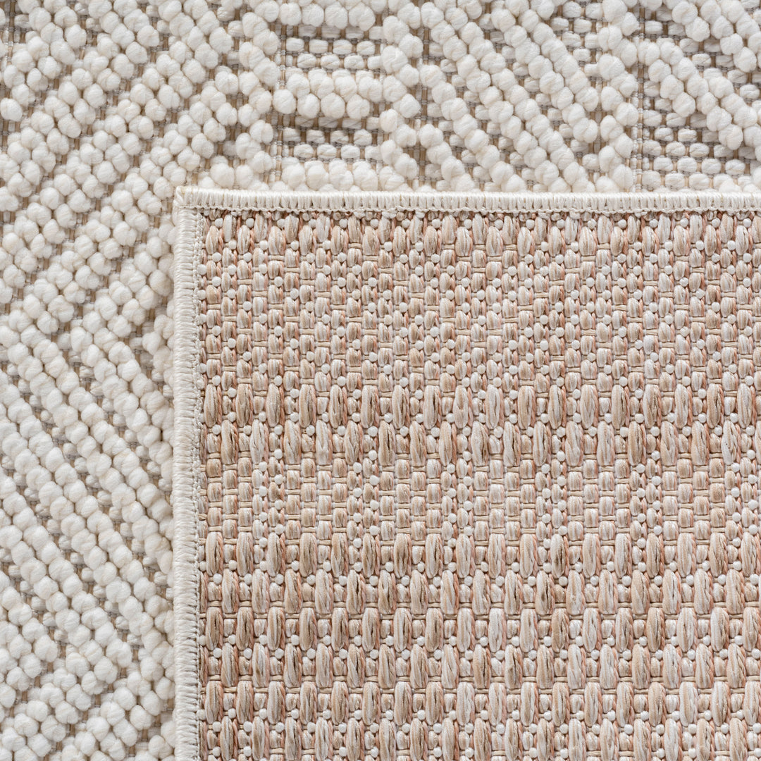 SIMPEX Teppich Skandi Design Bouclé Schlingenflor Weich Schlafzimmer Wohnzimmer