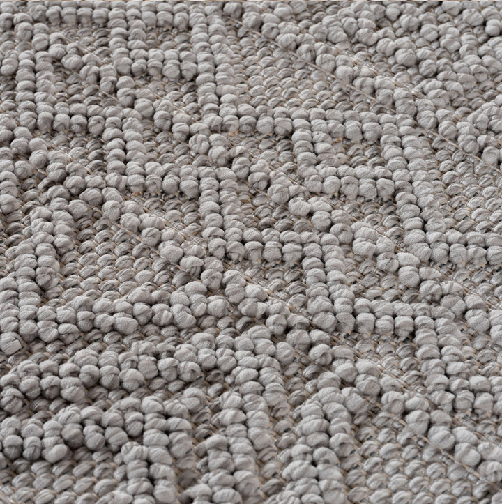 SIMPEX Teppich Skandi Design Bouclé Schlingenflor Weich Schlafzimmer Wohnzimmer