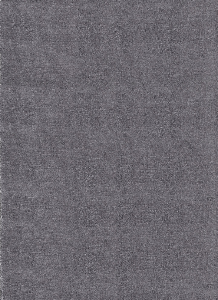 Teppich Weich Flauschig Waschbar Wohnzimmerteppich Einfarbig Grau