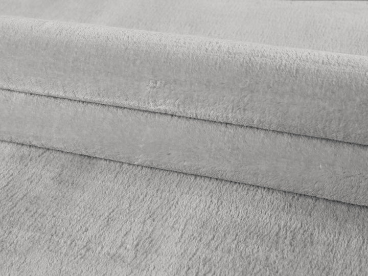 Teppich Rund Waschbar Flauschig Weich Wohnzimmerteppich Shaggy Einfarbig Beige