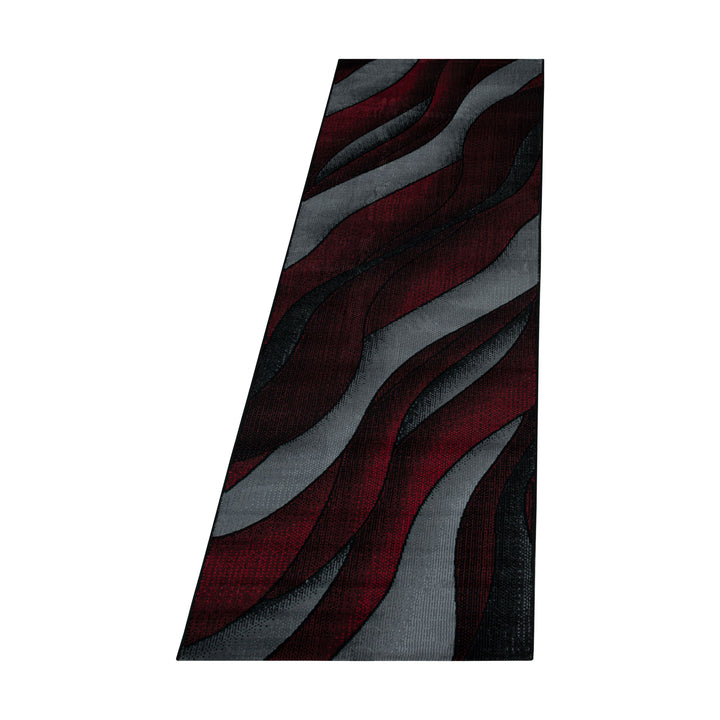 Teppich Läufer Set RICA Schlafzimmer Kurzflor Bettumrandung 3 Teile Dreieck