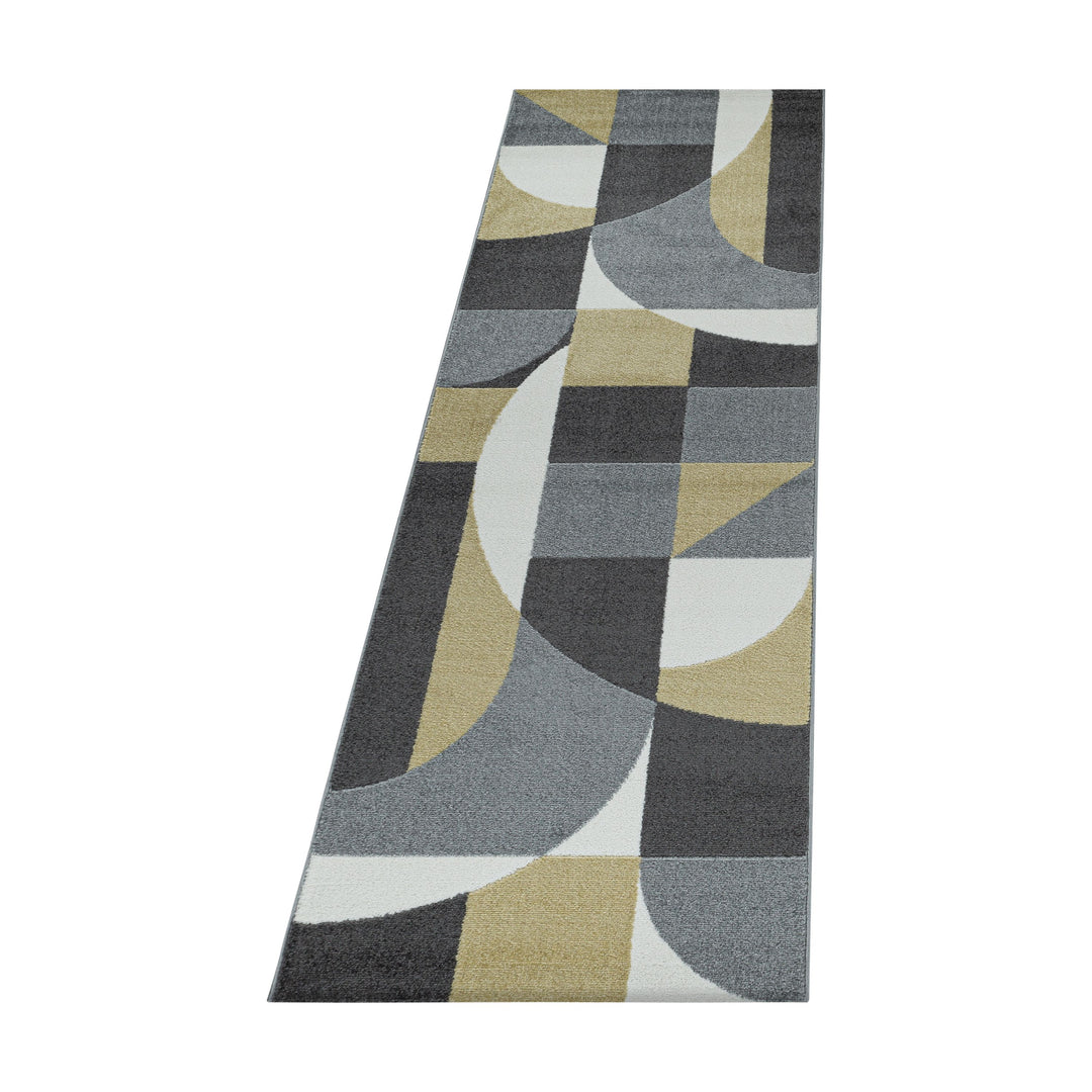 Teppich Läufer Set POWER Schlafzimmer Kurzflor Bettumrandung 3 Teile