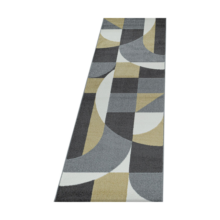 Teppich Läufer Set POWER Schlafzimmer Kurzflor Bettumrandung 3 Teile