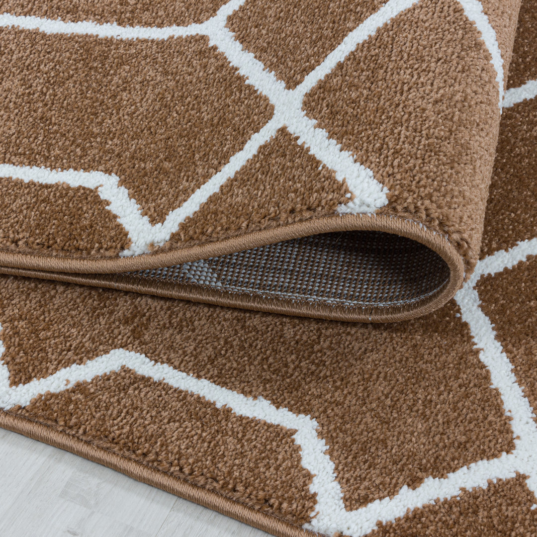 Teppich Läufer Set POWER Schlafzimmer Kurzflor Bettumrandung 3 Teile