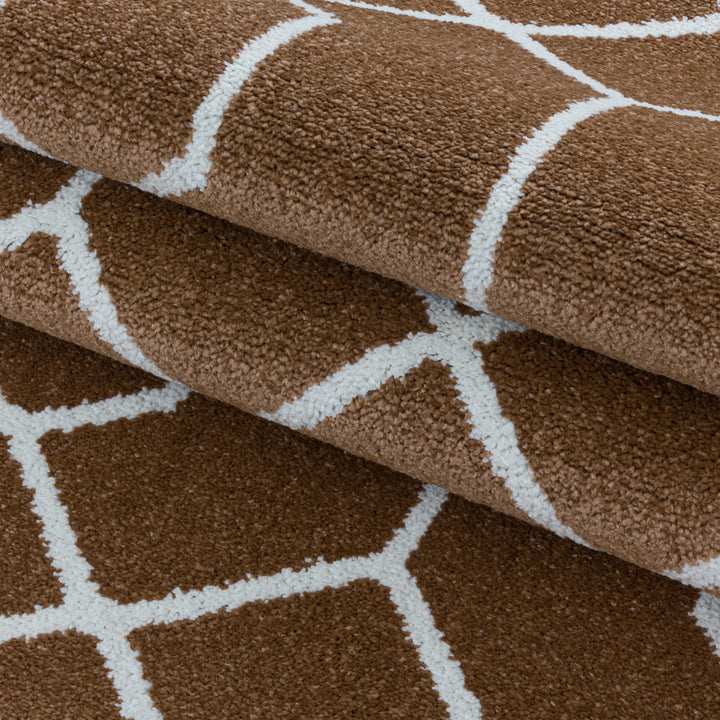 Teppich Läufer Set POWER Schlafzimmer Kurzflor Bettumrandung 3 Teile