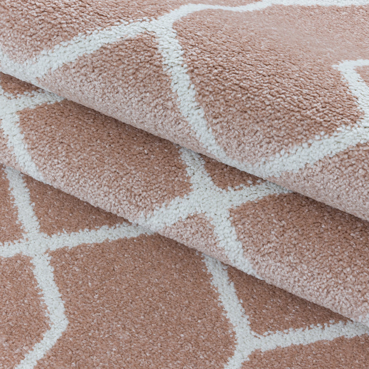 Teppich Läufer Set POWER Schlafzimmer Kurzflor Bettumrandung 3 Teile