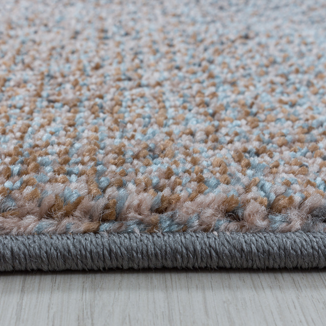 Teppich Läufer Set POWER Schlafzimmer Kurzflor Bettumrandung 3 Teile Schatten