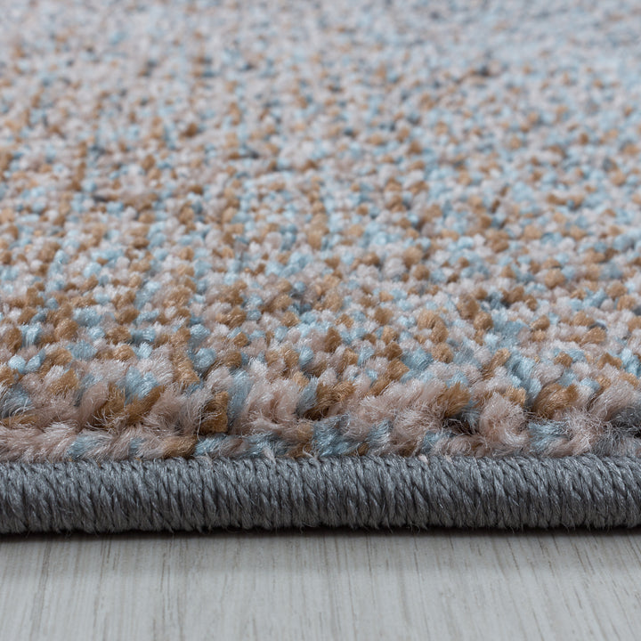 Teppich Läufer Set POWER Schlafzimmer Kurzflor Bettumrandung 3 Teile Schatten