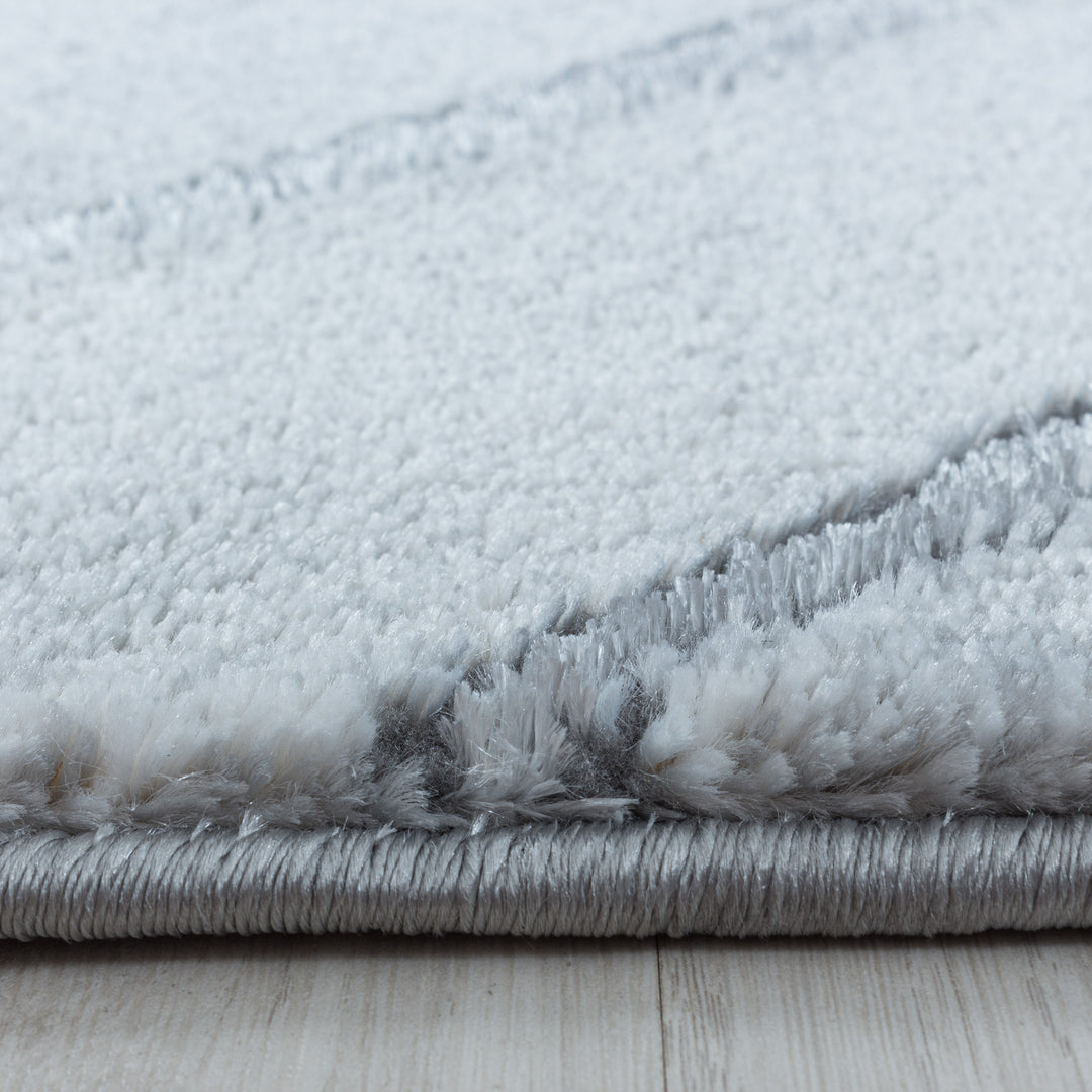 Teppich Läufer Set OXIA Schlafzimmer Kurzflor Bettumrandung 3 Teile