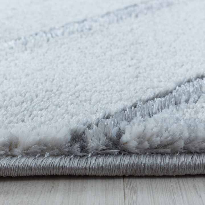 Teppich Läufer Set OXIA Schlafzimmer Kurzflor Bettumrandung 3 Teile